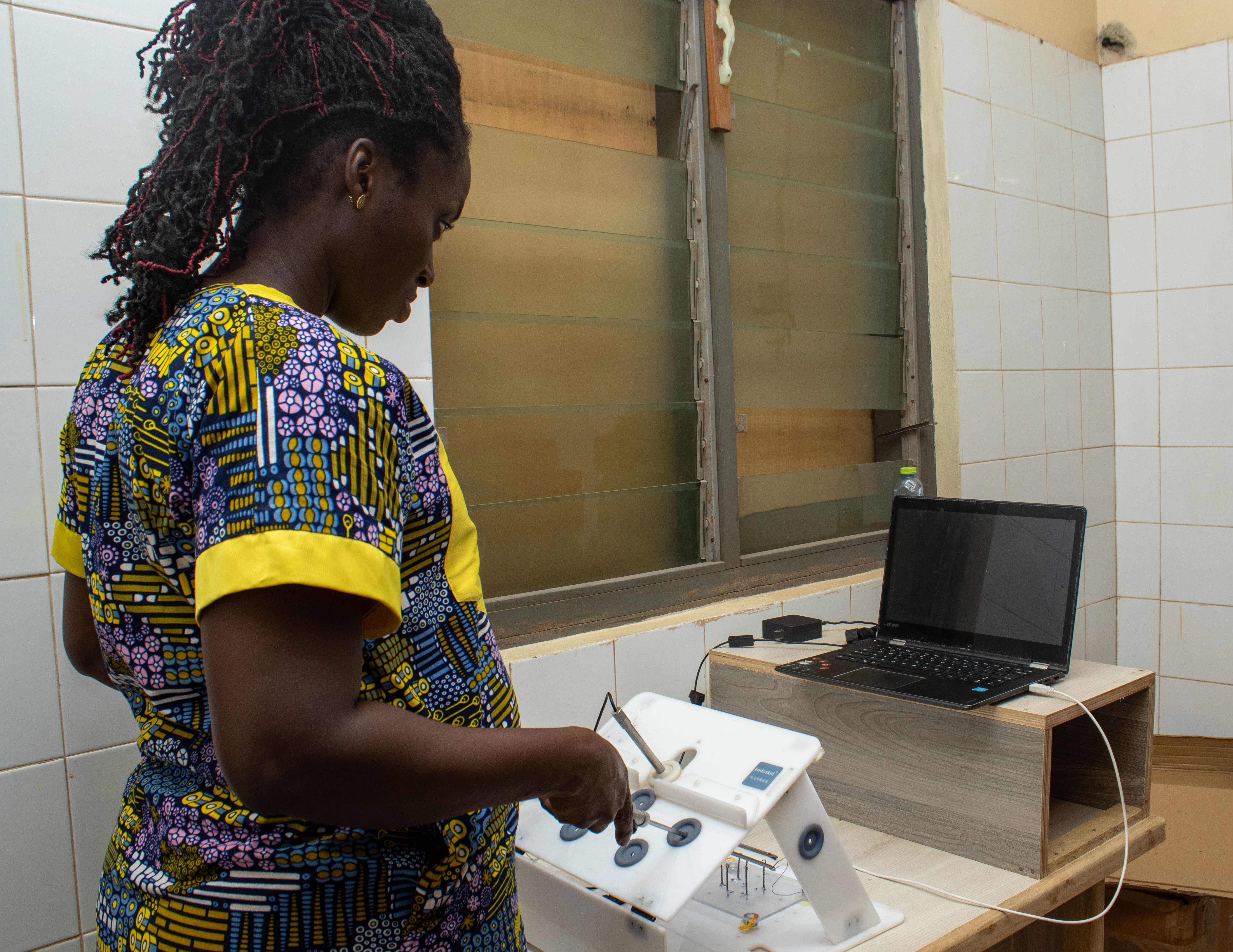 <p>GCPS Resident undergoing training</p>